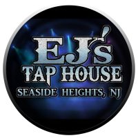 Logo with 'EJ's Tap House, Seaside Heights, NJ' on dark background.