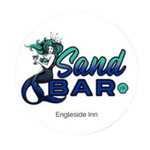 Sand Bar logo with mermaid holding drink, text 'Engleside Inn' below.